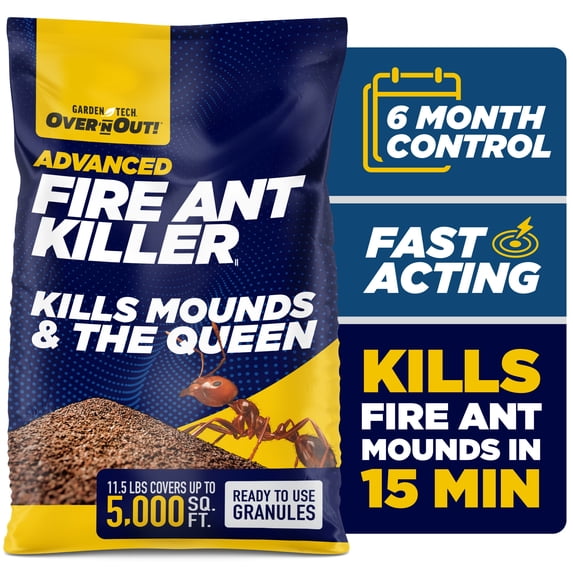 Over 'n Out Advanced Fire Ant Killer Ready to Use Granules, 11.5 Pounds