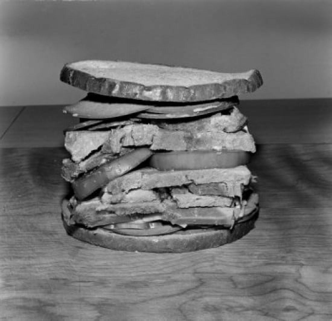 Over stuffed sandwich Canvas Art - (24 x 36)