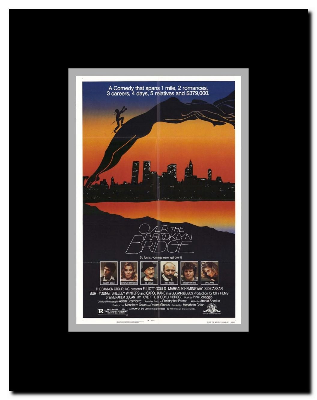 Over the Brooklyn Bridge Framed Movie Poster