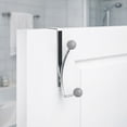 thumbnail image 1 of Evideco French Home Goods 2 Hooks Bathroom Rust Resistant Over-the-Door Towel Hooks, Gray, 1 of 8