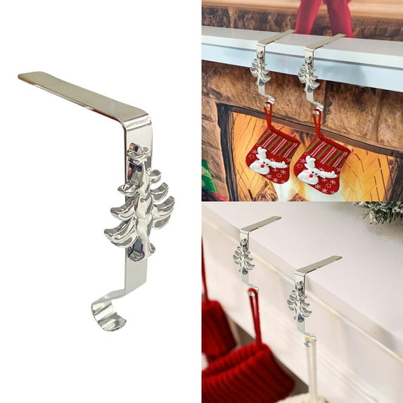 Over-the-Door Christmas Hooks – Heavy Duty Stocking & Wreath Hangers, Holiday Decoration Hook for Home, Bedroom, Door, Multi-Use