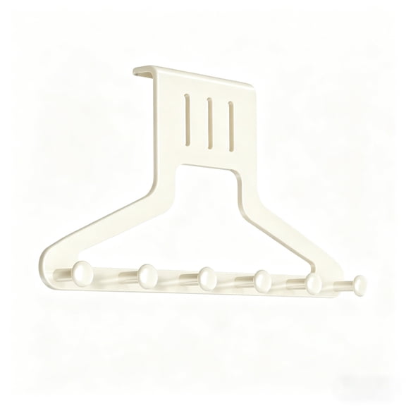 Over the Door Hanger Rack, Entryway Hook Rack, Multi Purpose Door Organizer for Bedroom, Heavy Duty Metal Door Hook for Bathroom, Closet Organizer