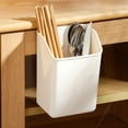 thumbnail image 1 of Over the Door Hanging Storage Basket Organizer Plastic Shelf for Kitchen Bathroom and Office, 1 of 7