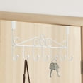 thumbnail image 1 of Over the Door Hooks Over the Door Hanger For Towel Rack Coat Rack Hanger Hooks For Clothing Anti-Rust Rack Hook Clothes Storage, 1 of 6