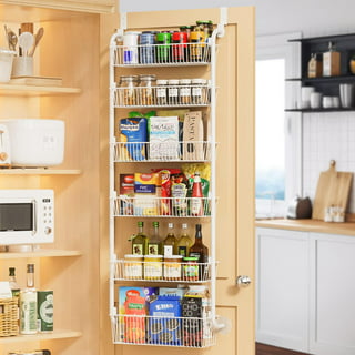 Spice Rack Kitchen Rack For Kitchen Storage Accessories Kitchen Organizer  (Straight, White) (Classic Style, White Elegant) Iron