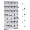 thumbnail image 1 of Over the Door Shoe Organizer, 28 Large Pockets, Breathable Mesh Hanging Shoe Rack, Space Saving Closet Storage Holder, White, 1 of 7