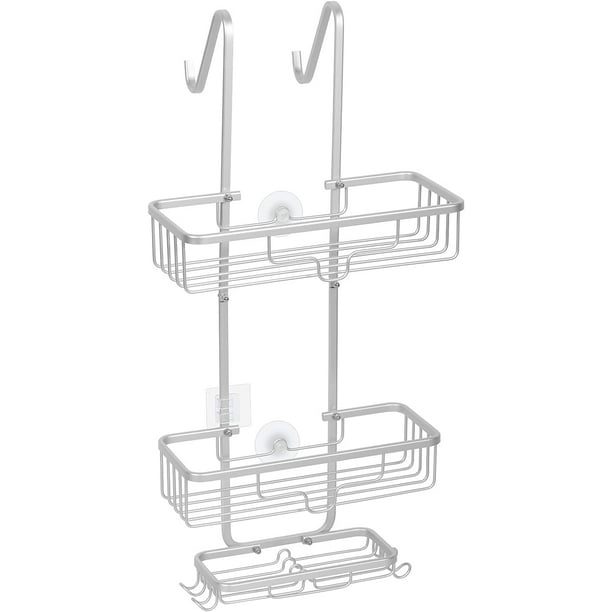 Over the Door Shower Caddy, 3 Tier Hanging Shower Organizer Shelf