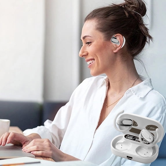 Over the Ear 5.4 Bluetooth Sports Headphones, True Wireless, Low Latency, Large Battery Capacity, Type-C Fast Charging, Openear Design, Extended Use