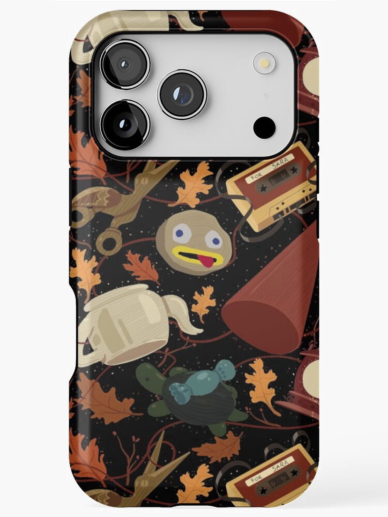 Over the Garden Wall Pattern Whimsical Autumn Forest Aesthetic Tough Phone Case for iPhone 18 ...