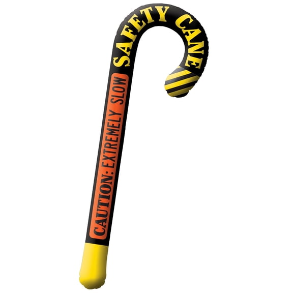 Over the Hill Novelty Inflatable Jumbo Safety Cane (1ct)
