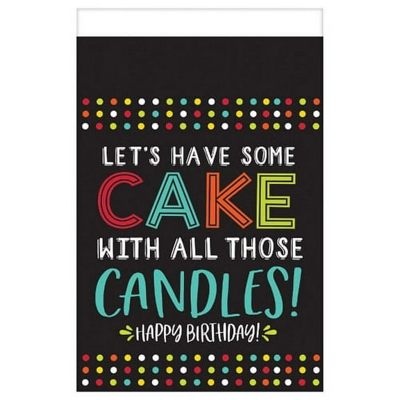 Over the Hill 'Party Animal' Plastic Table Cover (1ct)