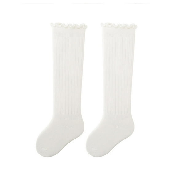 Over the Knee Socks for Boys and Girls 0 to 3 Years Trendy Solid Color Long Tube Socks Newborns Warm Socks for Infant