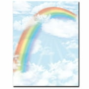 Over the Rainbow Letterhead Laser & Inkjet Printer Paper, 25 Sheets