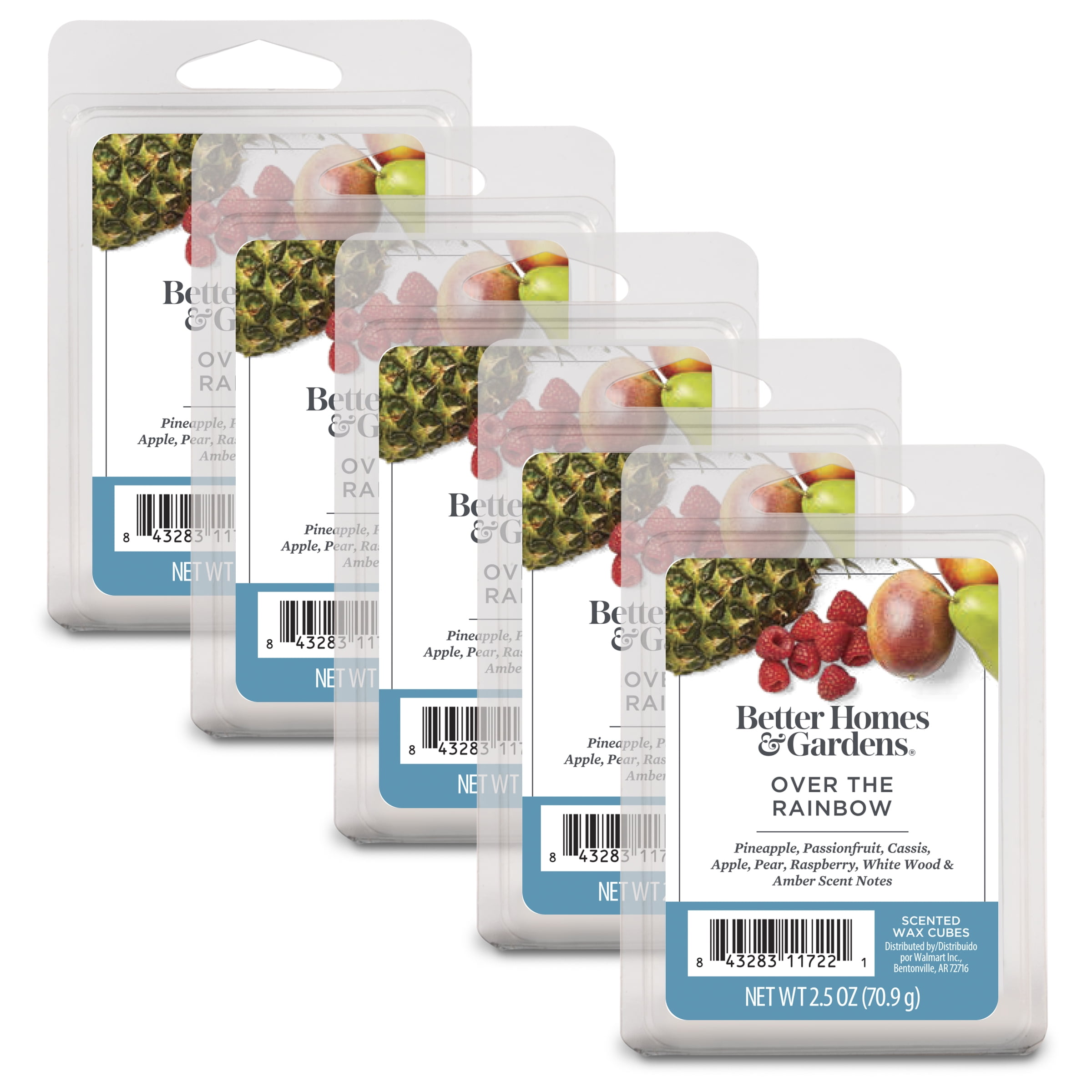 Over the Rainbow Scented Wax Melts, Better Homes & Gardens, 2.5 oz (5-Pack)