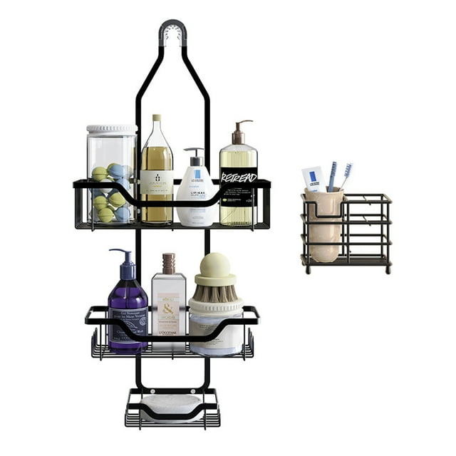 Over the Shower Head Shower Organizer, Hanging Bathroom Storage Rack