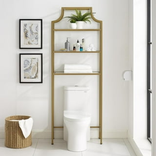 Over The Toilet Storage Gold Bathroom Furniture