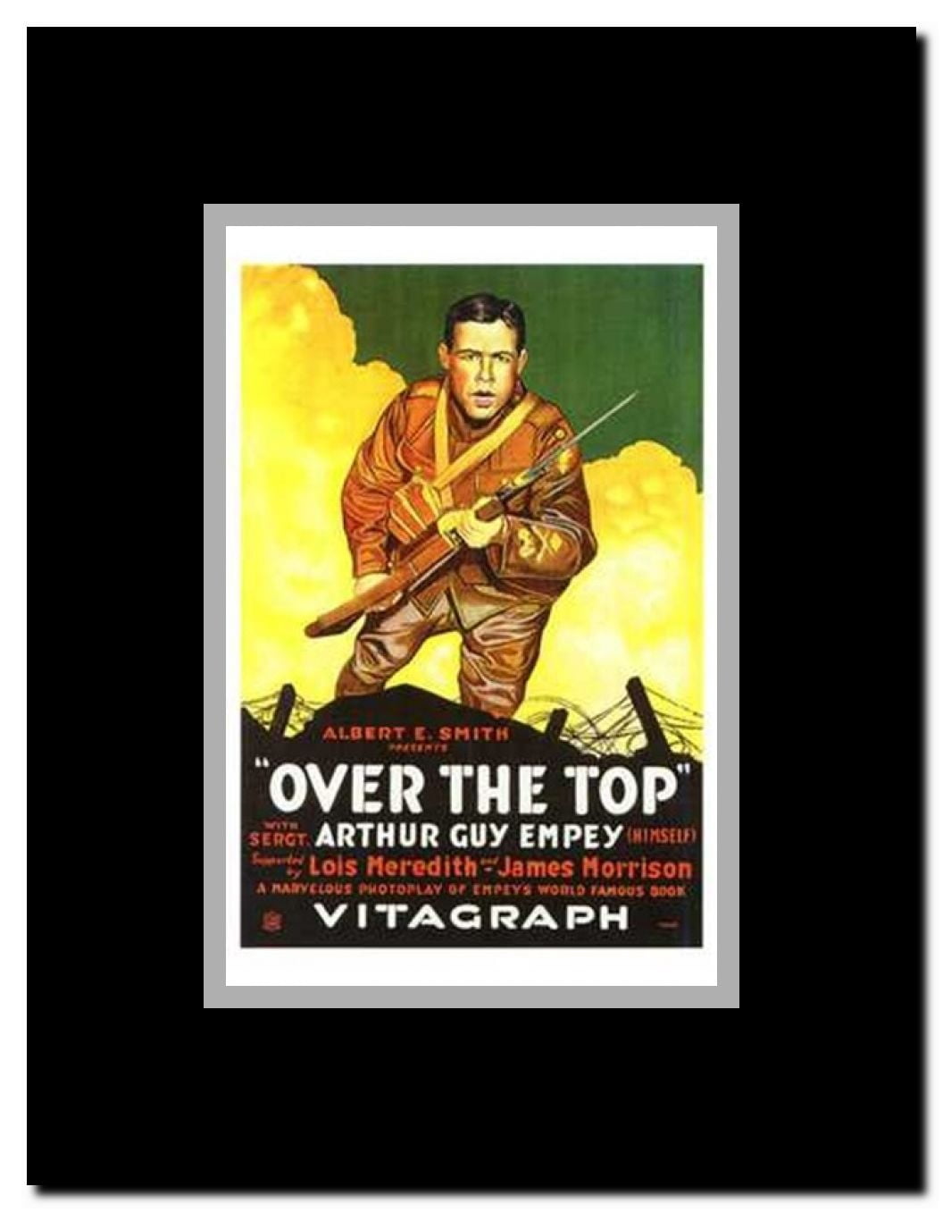 Over the Top Framed Movie Poster