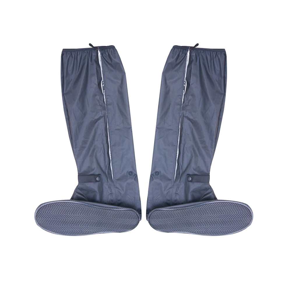 Over-the-knee Shoe Covers Waterproof Overshoes Waterproofing Black