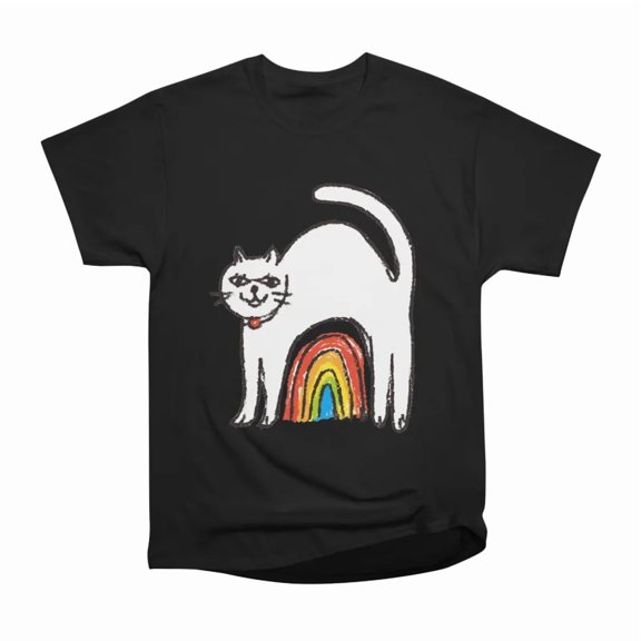 Over the rainbow T-Shirt Tee Gift For Him Merch For Her Apparel For Friend