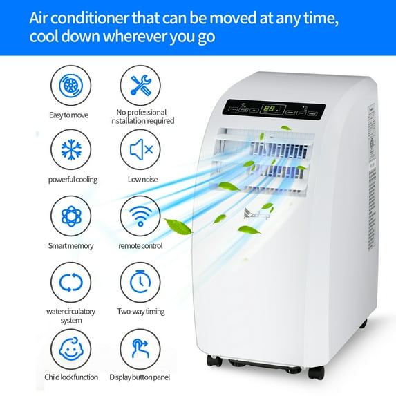 OverPatio 12000 BTU Portable Air Conditioner, White