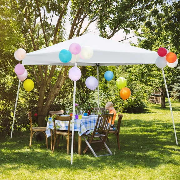 OverPatio 6' X 6'  Canopy Tent Pop Up Tent Folding Wedding Party