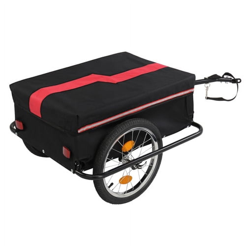 OverPatio Bike Trailer Rack 51 26 17in Steel 16 Inch Quick Release Wheel Bag Trailer Walmart