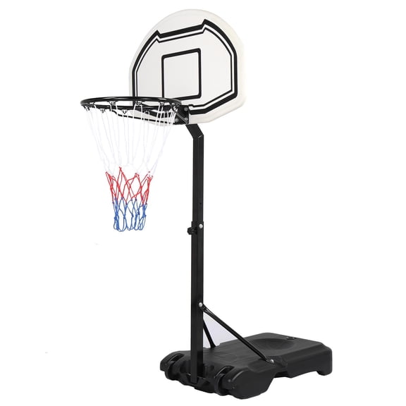 OverPatio Portable Kids Adult Pool Basketball Hoop & Goal Stand, 45" - 53" Adjustable Height