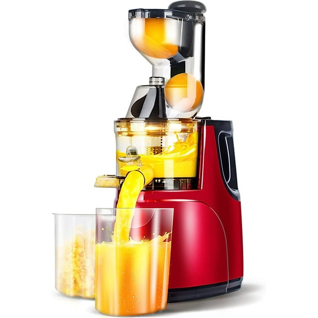 OverTwice Slow Masticating Juicer Cold Press Juice Extractor Apple Orange Citrus Juicer Machine