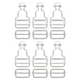 thumbnail image 1 of Overall Buckles 6 Sets Metal Suspender Replacement Buckles 28mm Silver Tone, 1 of 6