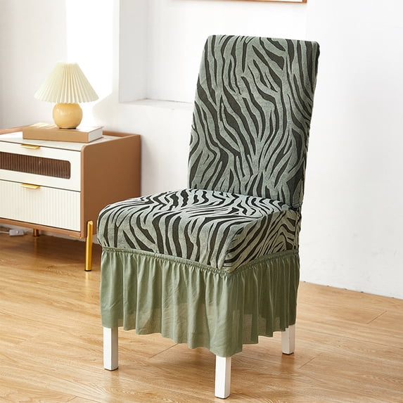 Overall Coverage Jacquard Hotel Chair Covers Thickened Elastic One Piece Chair Covers Skirt-style Dining Chair Covers Suitable For Home Decoration, Kitchen Seat Protectors, Wedding Banquet Decor