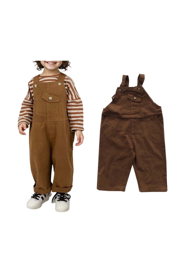 Overalls for Kids Boys Slim Fit Sleeveless Rompers Kids Outfits for Girls 3-4 Years