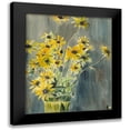 thumbnail image 1 of Overbeck, Hannah Borger 20x23 Black Modern Framed Museum Art Print Titled - Vase with Blackeyed Susans, 1 of 5