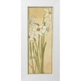 thumbnail image 1 of Overbeck, Hannah Borger 9x18 White Modern Wood Framed Museum Art Print Titled - Poets Narcissus, 1 of 4