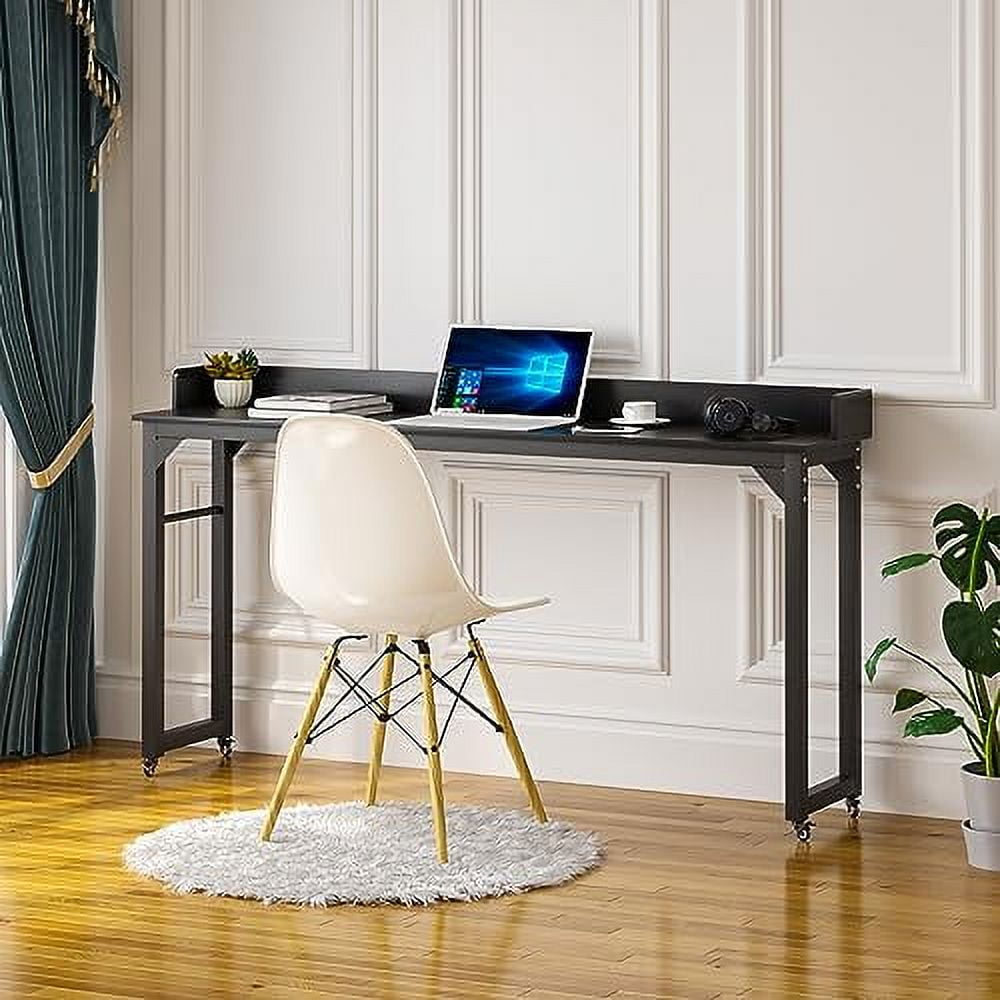 Overbed Table with 4 Wheels, Over Bed Desk Rolling Medical Table 71" W