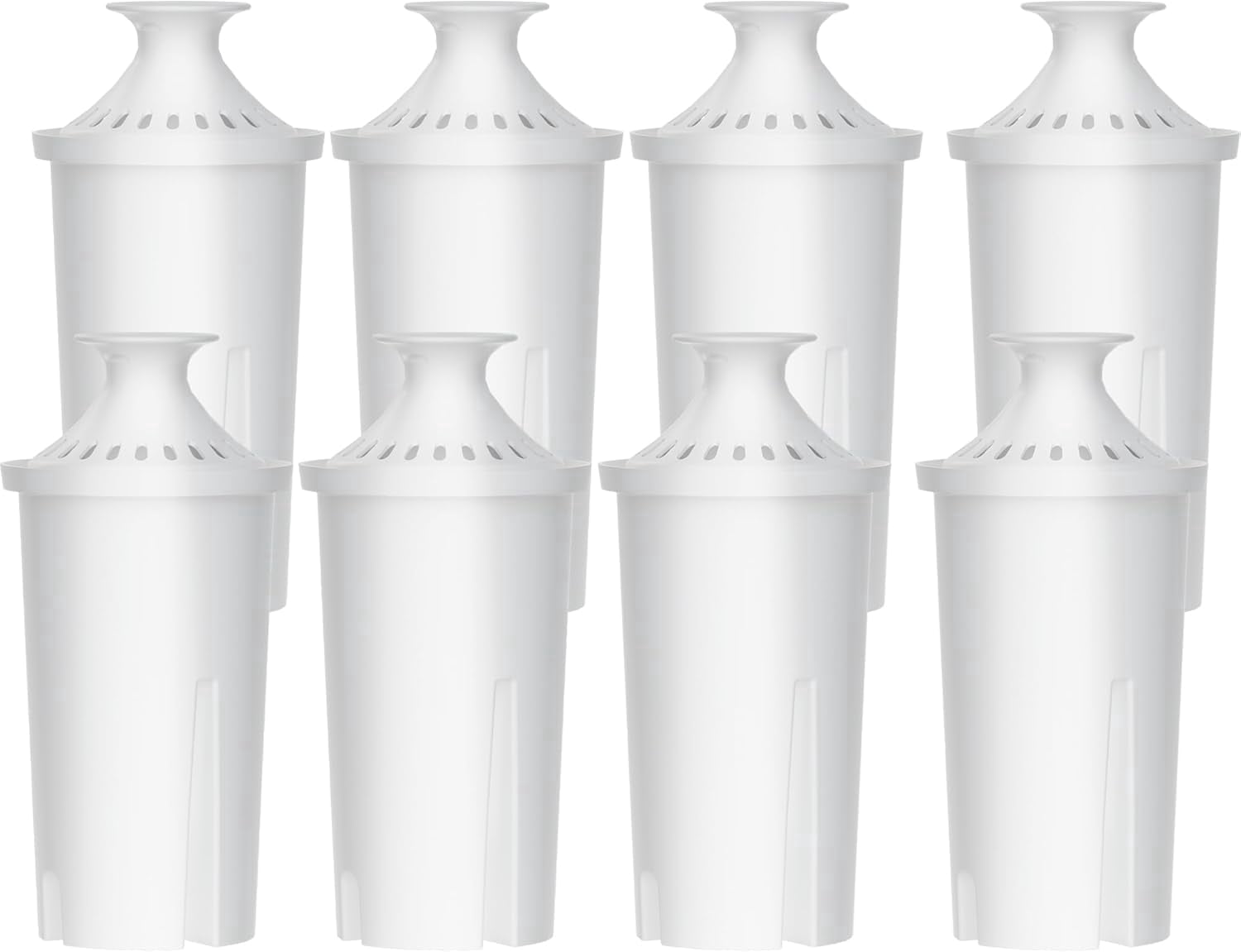 Overbest NSF Certified Pitcher Water Filter, Replacement for Brita® Pitchers and Dispensers, Brita® Classic 35557, OB03, Mavea® 107007, and More, Includes 8 Filters