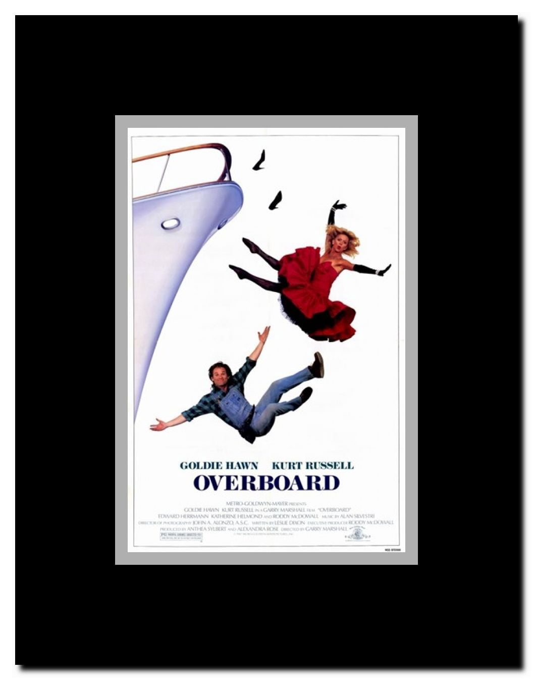 Overboard Framed Movie Poster