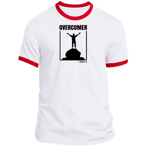 Overcomer Men’s Ringer Tee