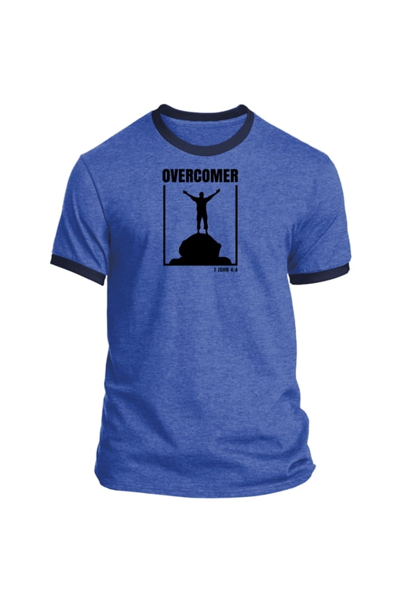 Overcomer Men’s Ringer Tee