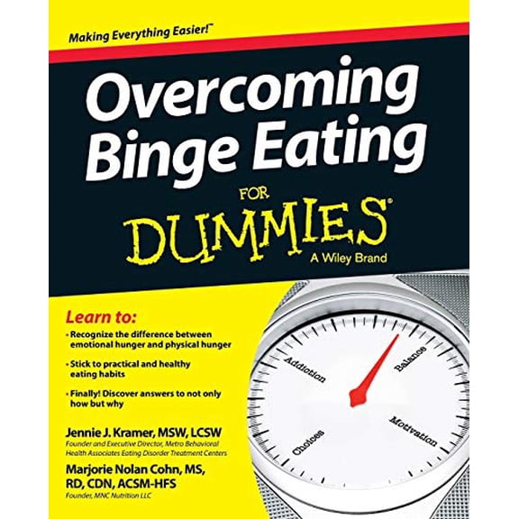Pre-Owned Overcoming Binge Eating for Dummies (Paperback) 1118550870 9781118550878