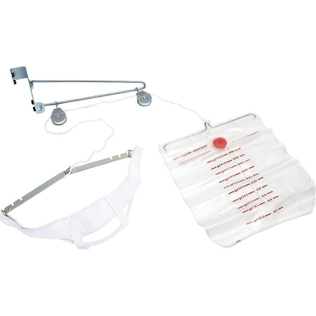 Essential Medical Supply Over-Door Cervical Neck Traction Set - Easy and Effective Pain Relief for Neck and Spine, Adjustable and Portable for Home Use
