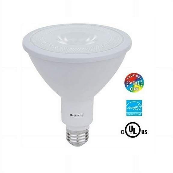 Overdrive  16.5W 3000K 90CRI PAR38 Dimmable Flood LED Light Bulb - Soft White - Pack of 6