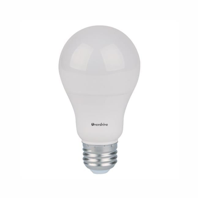 Overdrive 662 9.5W 2700K A19 Omni Non Dimmable LED Light Bulb, Warm ...