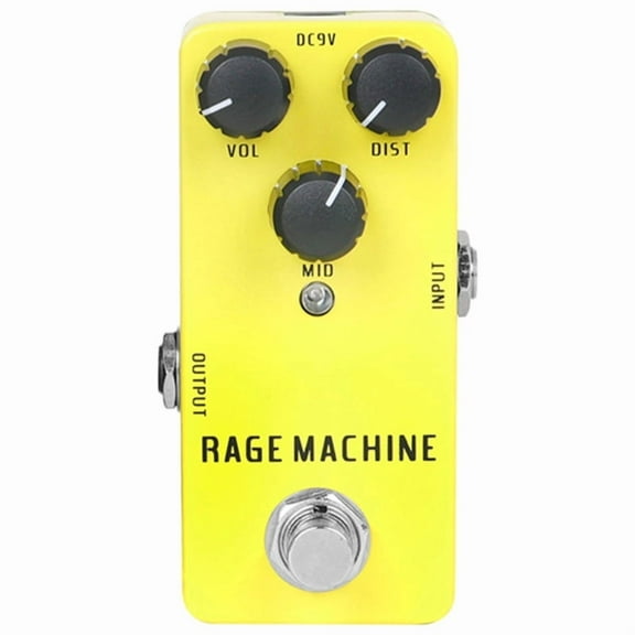 Overdrive Guitar Pedal Small Effect Pedal Processor of Overdrive Tone Effect for Guitar and Bass, Exclude Power Adapter