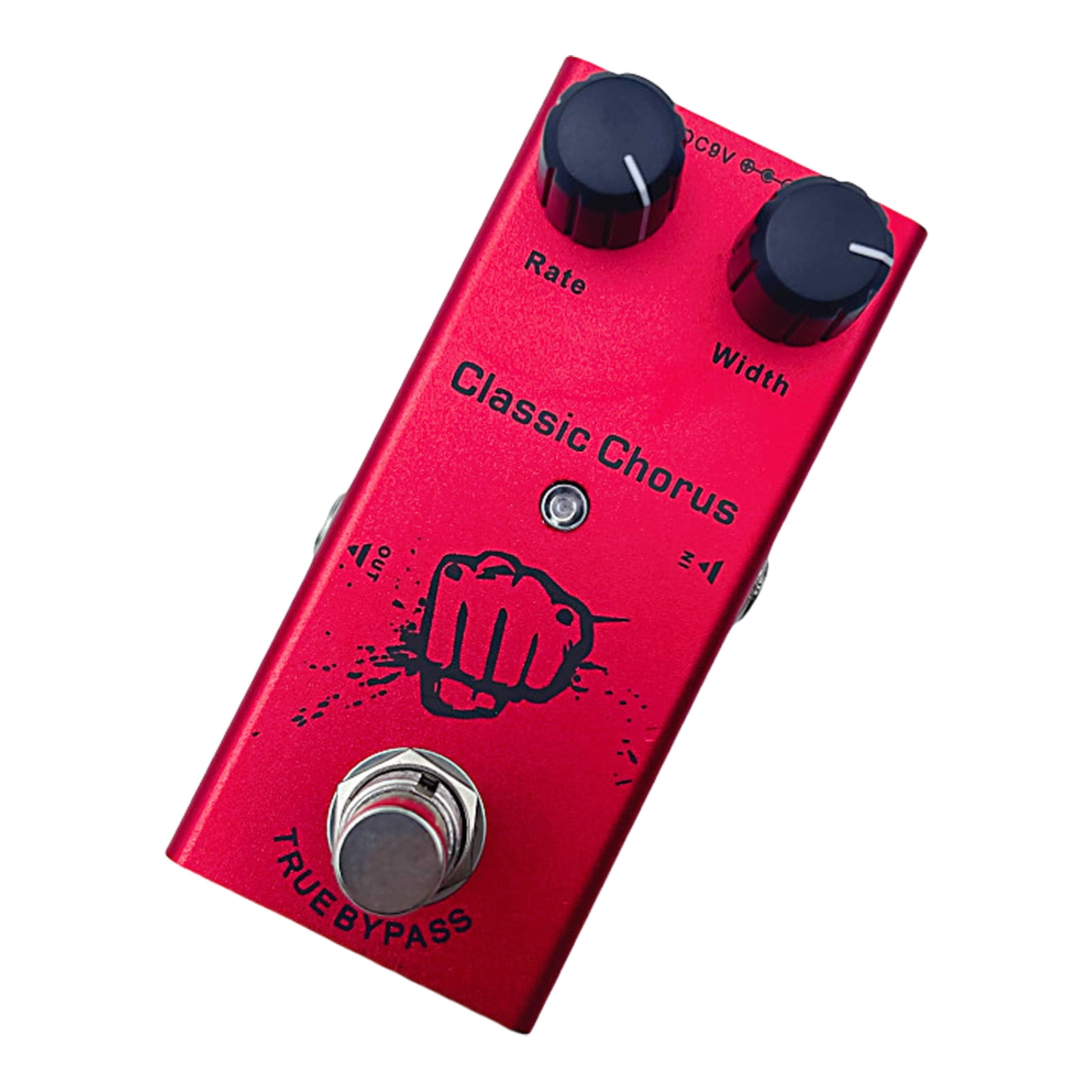 Overdrives Guitar Pedal, Overdrives Guitar Effects Pedal with Bright Tone, Small Size Guitar Pedal for Electric Guitar