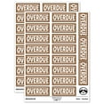 thumbnail image 1 of Overdue Payment Library Book Sticker Set - Brown - Matte Finish - 2.00" Large, 1 of 7