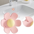 thumbnail image 1 of Overflow Drain Cover Sink, Basin Trim Cover, Flower Shape Hole Insert Plug Replacement for Tub Bathroom Restroom Washroom Sink Kitchen Basin Home(1PCS,Pink), 1 of 5