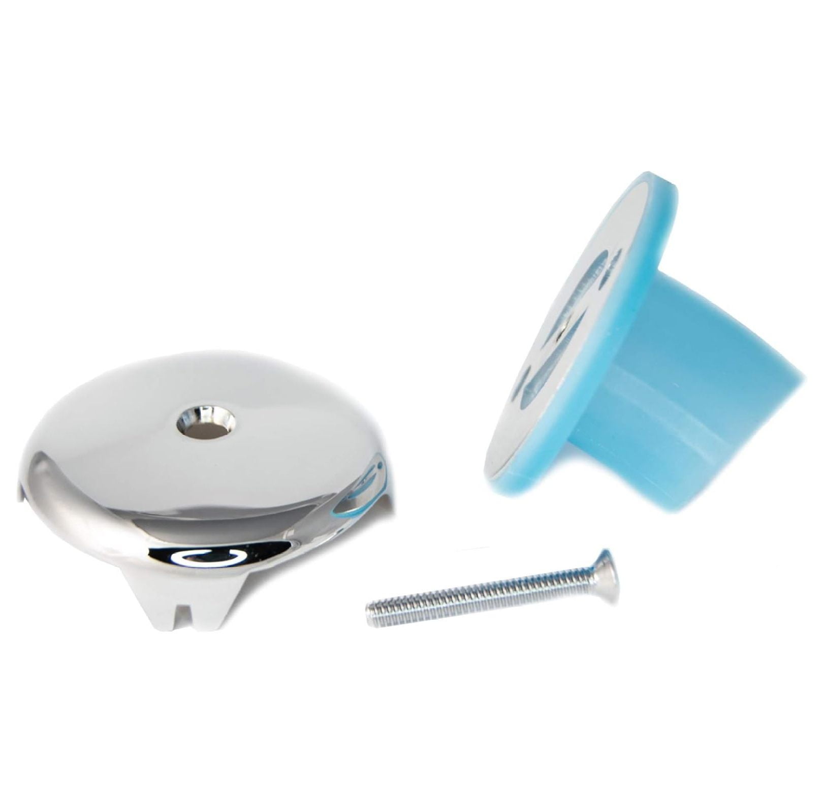 Overflow Gasket Kit with 3-1/8" Overflow Cover for Stopping Tub Leaks, Chrome - Walmart.com