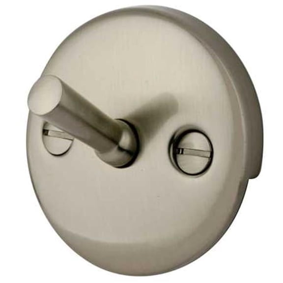 Overflow Plate for Trip Lever Drain Satin Nickel