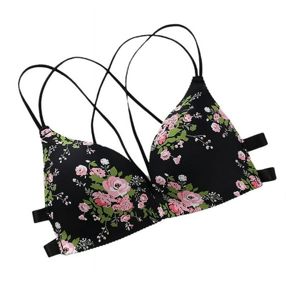 Overfox Fashion Comfort Devotion Demi Bra Women Underwire Bra Lady Extra-Coverage Bra Plus Size