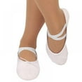 thumbnail image 1 of Overfox Women's Professional Stretch Canvas Split Sole Ballet Shoe, Girls Ballet Practice Shoes, Yoga Shoes for Dancing Size 2-9.5, 1 of 9